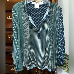 Gretchen Scott see-through shirt / cover up